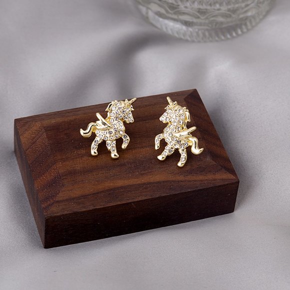 (BI) unicorn earrings - Picture 3 of 6